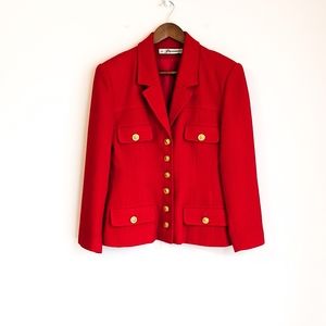 Vintage Le Pommier RED Blazer